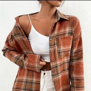 Brand new flannel top